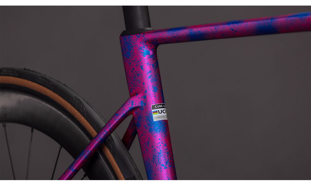 Dviratis Cube Litening AIR C:68X Race dazzlepink'n'blue 2026 - 8