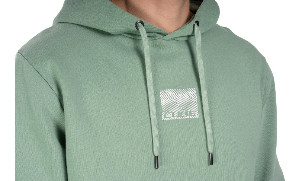 Megztinis su kapišonu Cube Organic Grid black - 3