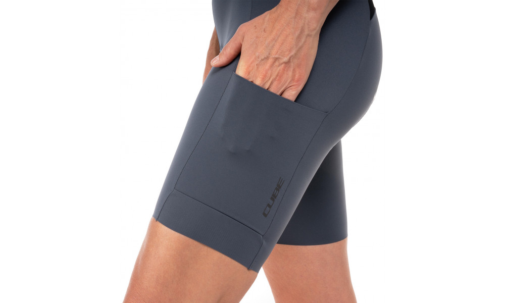 Dviratininko šortai su petnešomis Cube Gravel WS Cargo bordeaux - 8