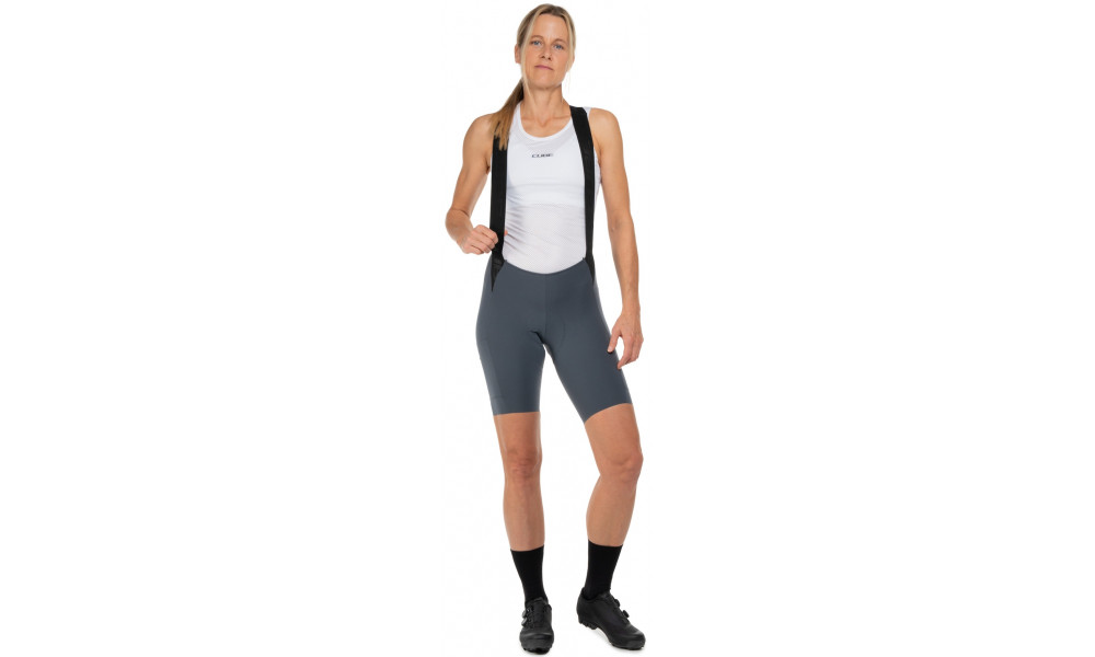 Dviratininko šortai su petnešomis Cube Gravel WS Cargo bordeaux - 10