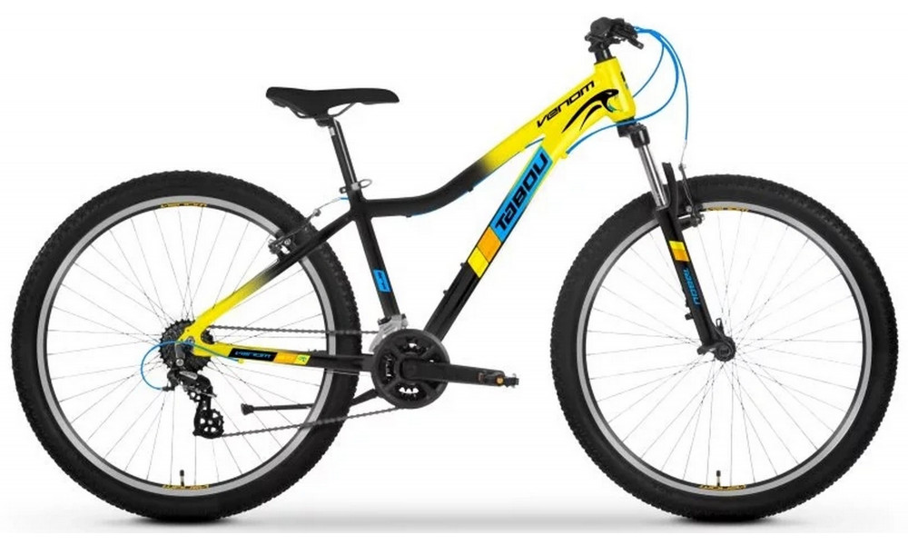 Dviratis Tabou Venom 2.0 27.5 yellow-black 