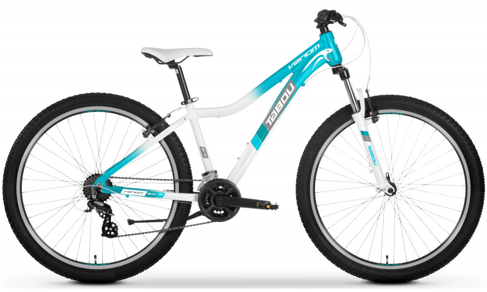 Dviratis Tabou Venom 2.0 W 27.5 turq-white 