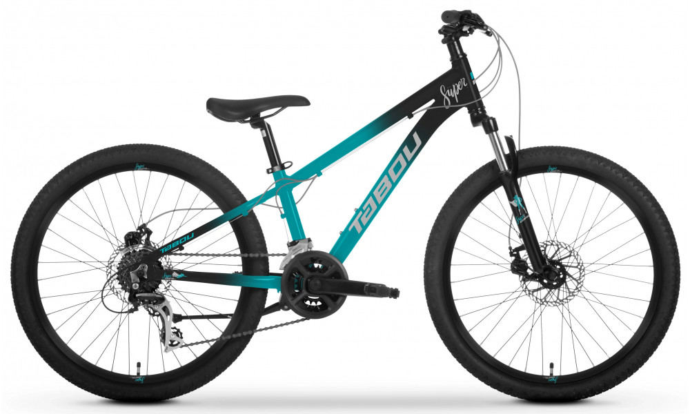 Dviratis Tabou Supergirl 1.0 24 black-turq 