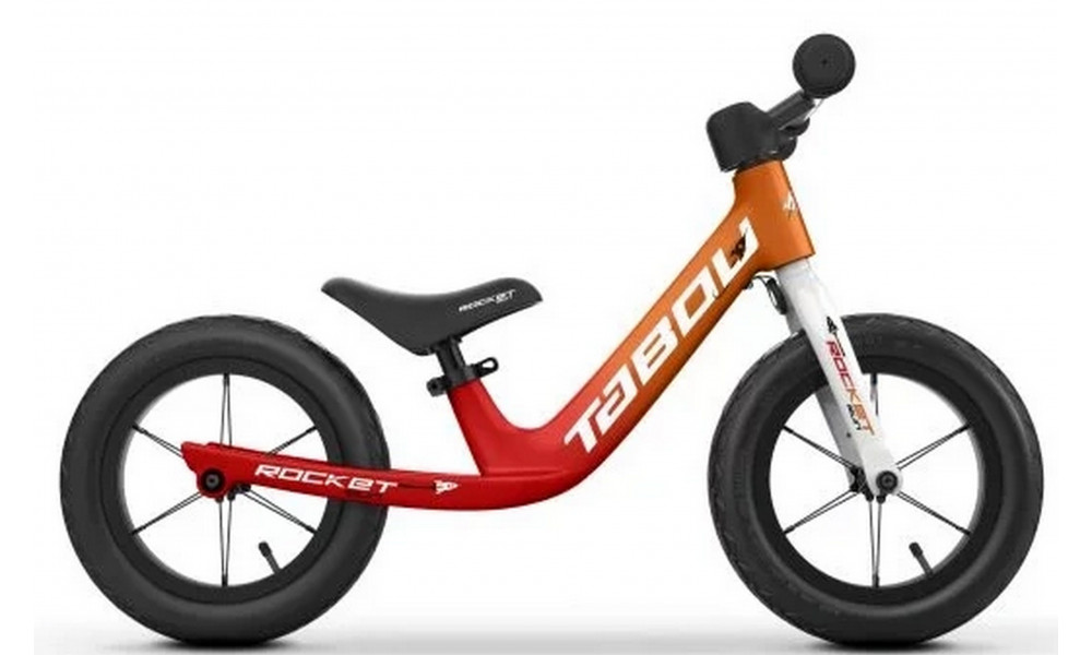 Dviratis Tabou Rocket Run 12 red-orange 