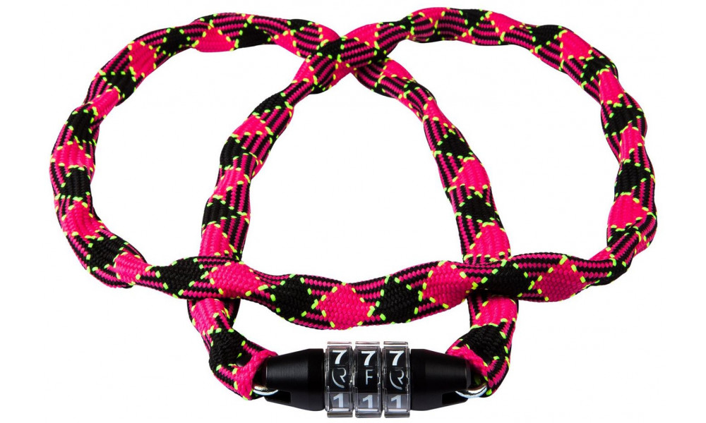 Spyna RFR CMPT chain combination 1200mm neon pink“n“black 