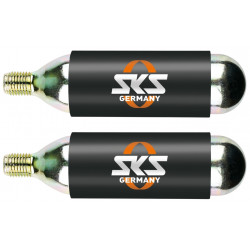 Suspausto oro CO2 balionėlis SKS pompai Airbuster (2x16g), su sriegiu