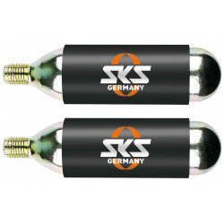 Suspausto oro CO2 balionėlis SKS pompai Airbuster (2x24g), su sriegiu