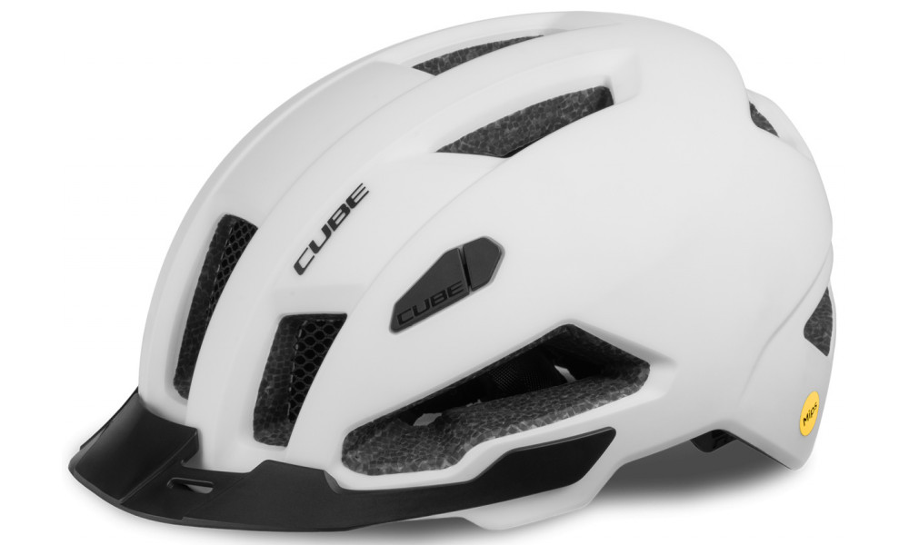 Šalmas Cube Evoy Hybrid white - 1
