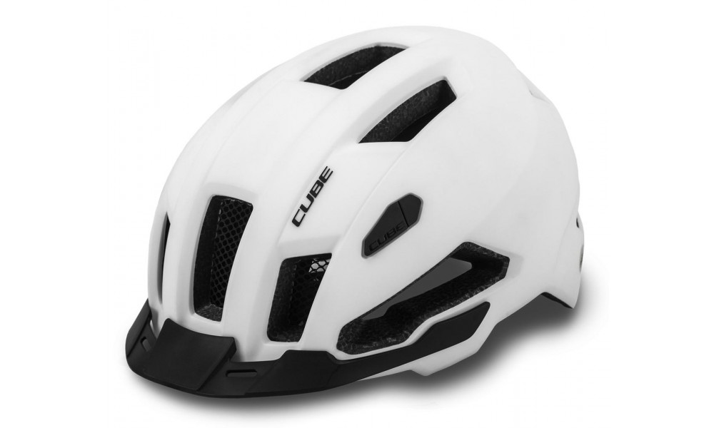 Šalmas Cube Evoy Hybrid white - 2