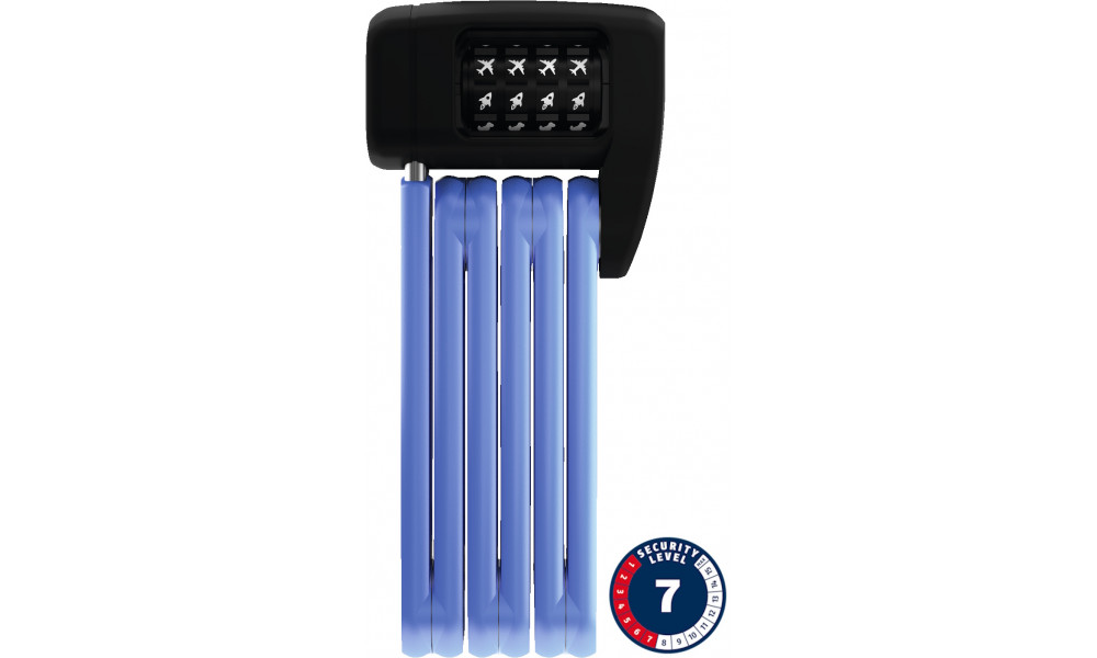 Spyna Abus Bordo Combo Lite Mini 6055C/60 blue SYMBOLS 