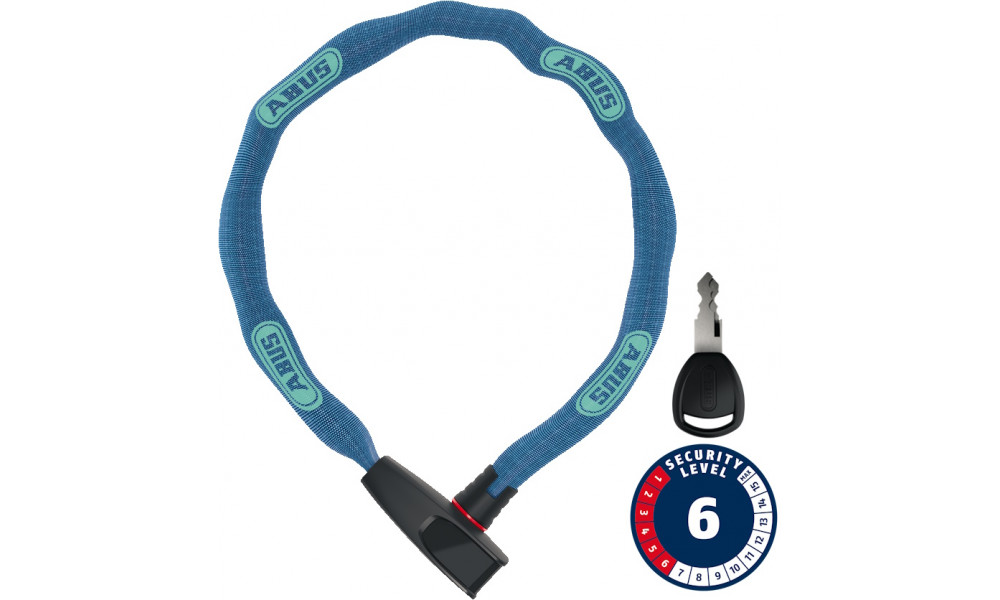 Spyna Abus 6806K/85 NEON blue (square chain) 