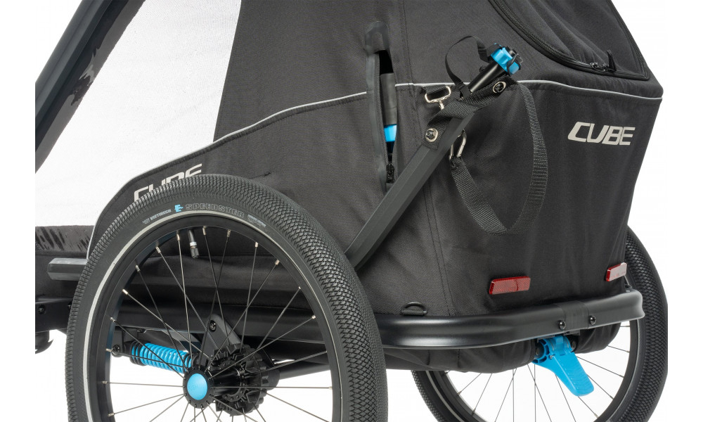 Dviračio priekaba Cube Double CMPT black - 5