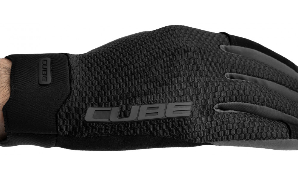 Pirštinės Cube Gravity Long black - 4