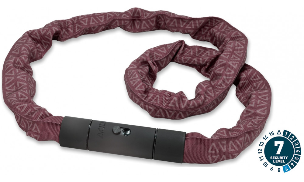 Spyna ACID chain Corvid K120 6x1200mm red - 1