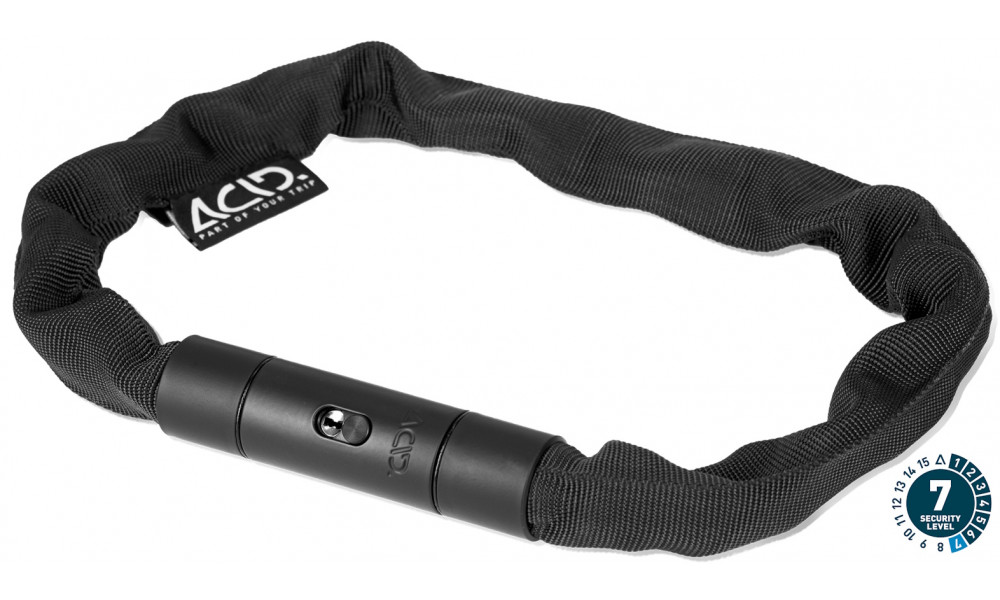 Spyna ACID chain Corvid K80 6x800mm black - 1