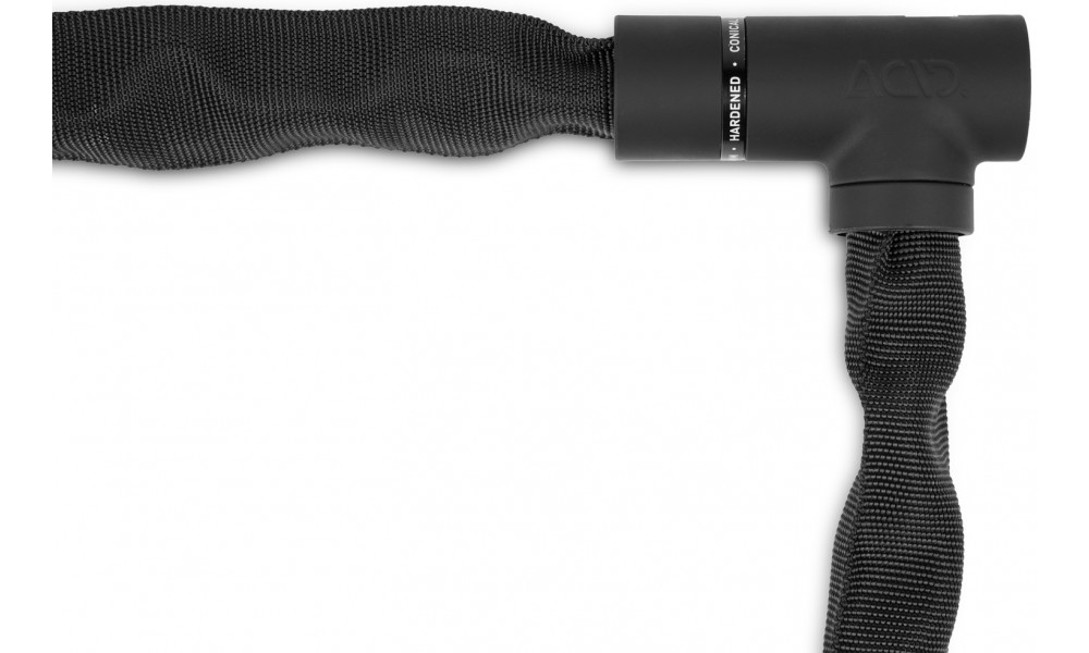 Spyna ACID chain Solid K120 6x1200mm black - 4