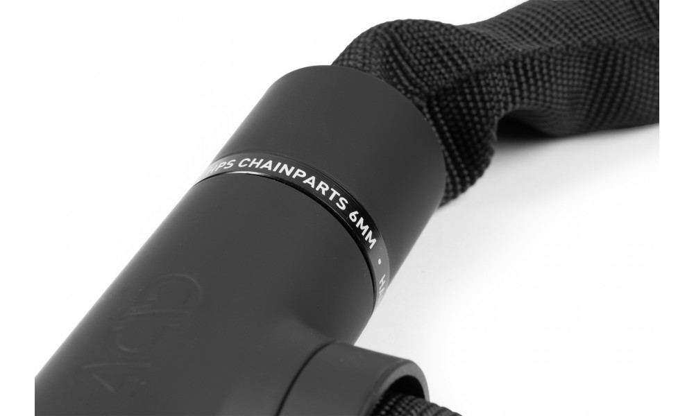 Spyna ACID chain Solid K120 6x1200mm black - 5