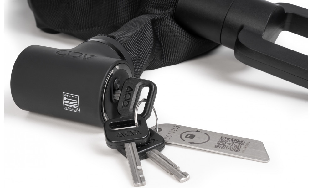 Spyna ACID chain Solid Pro K120 Cargo 8x1200mm black - 3