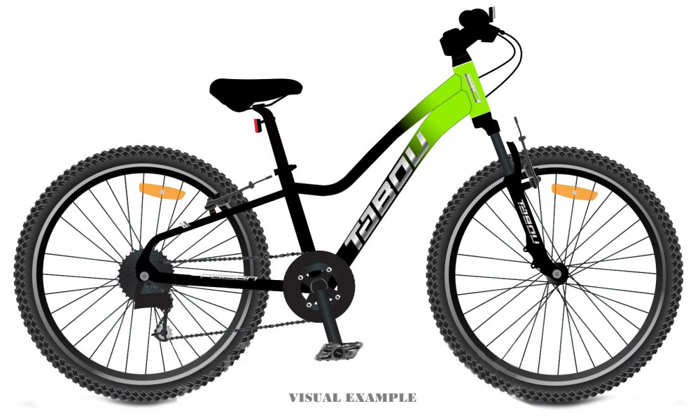 Dviratis Tabou Poison 20 green-black 