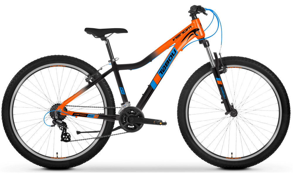 Dviratis Tabou Venom 2.0 27.5 orange-black 