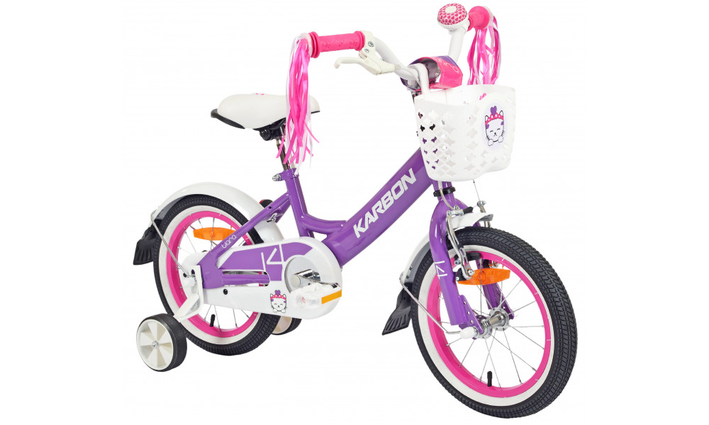 Dviratis Karbon Tiara 14 violet - 2