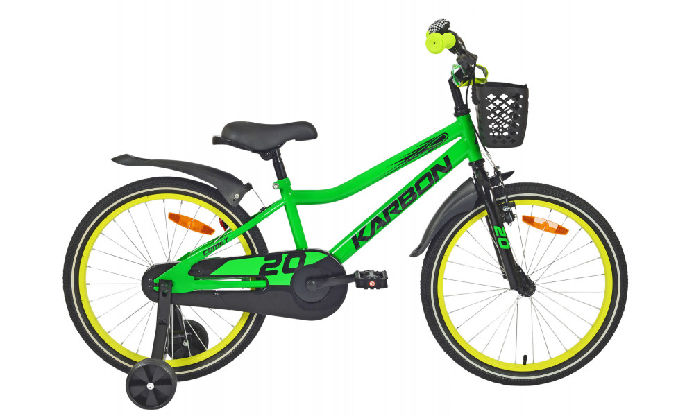 Dviratis Karbon Comet 20 green neon - 1