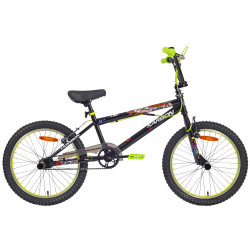 Dviratis Karbon BMX 20 black-lime