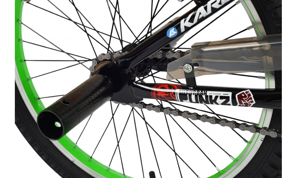 Dviratis Karbon BMX 20 black-green - 6