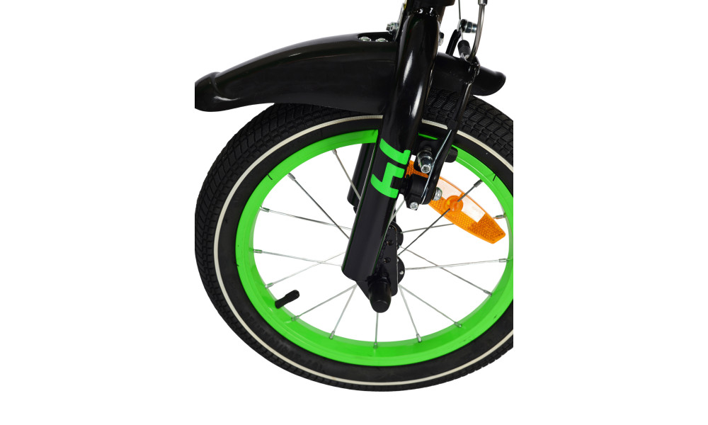 Dviratis Karbon Jazz 14 green neon - 6