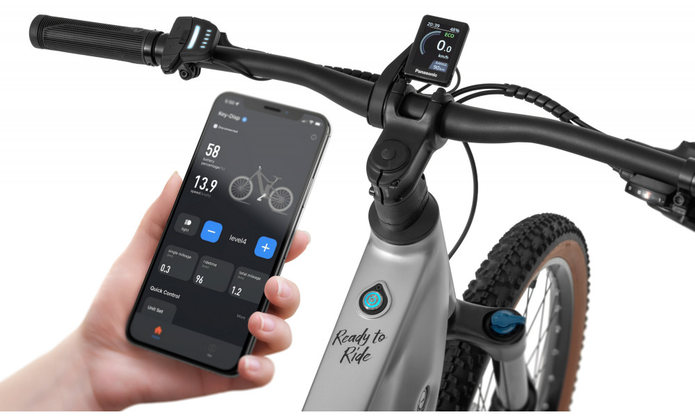 Elektrinis dviratis Ecobike Core Arctic Fade 900Wh - 3