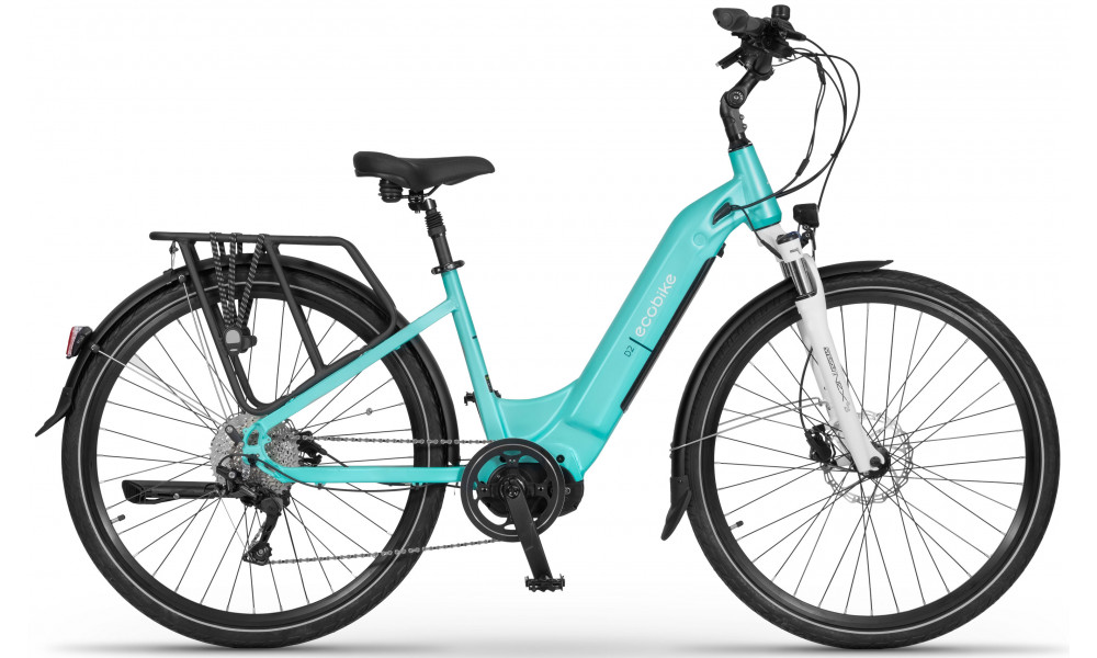 Elektrinis dviratis Ecobike D2 City Menthol 672Wh - 1