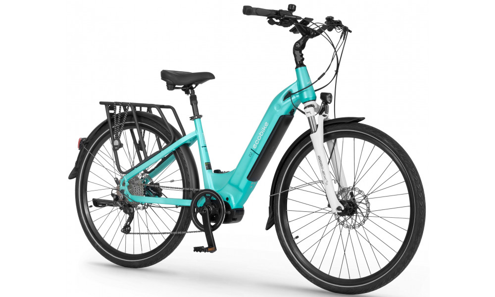 Elektrinis dviratis Ecobike D2 City Menthol 672Wh - 3