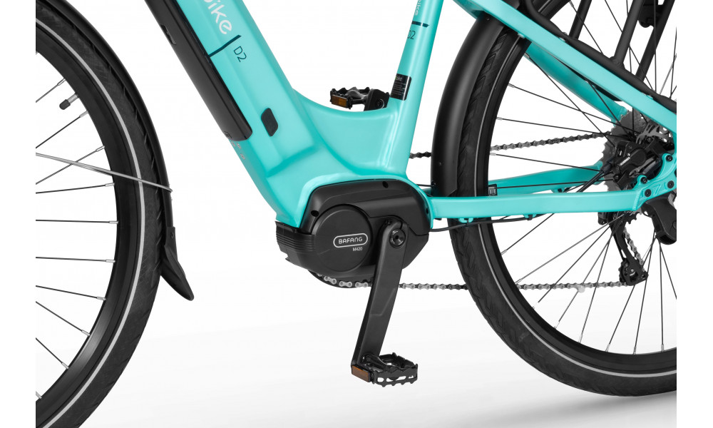 Elektrinis dviratis Ecobike D2 City Menthol 672Wh - 10