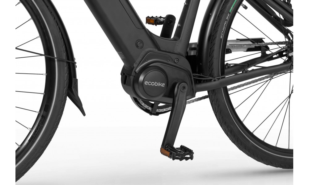 Elektrinis dviratis Ecobike LX Black 556.8Wh - 12