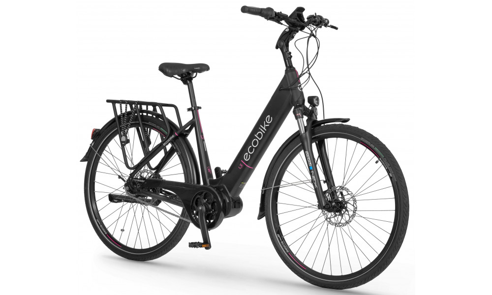 Elektrinis dviratis Ecobike LX Black V2 556.8Wh - 3