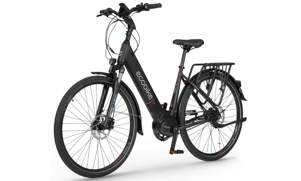 Elektrinis dviratis Ecobike LX Black V2 672Wh - 4