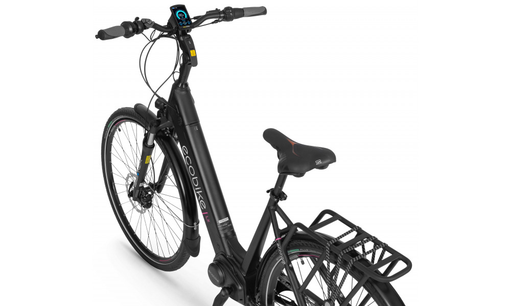 Elektrinis dviratis Ecobike LX Black V2 672Wh - 5