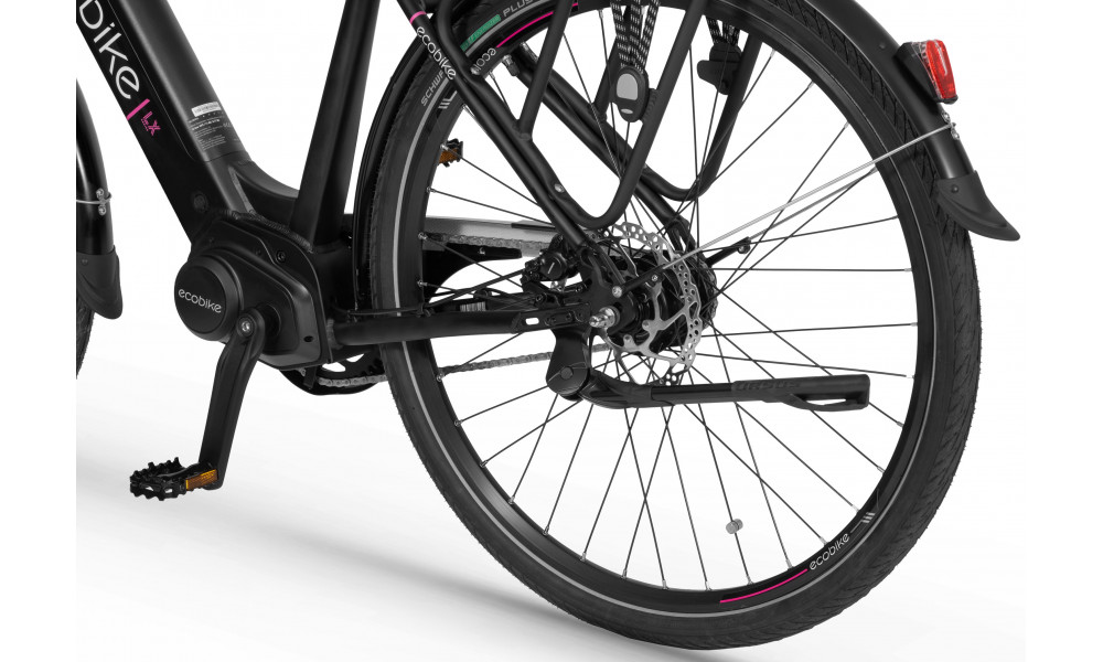 Elektrinis dviratis Ecobike LX Black V2 672Wh - 9