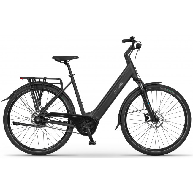 Elektrinis dviratis Ecobike LX100 Automatic Black 504Wh