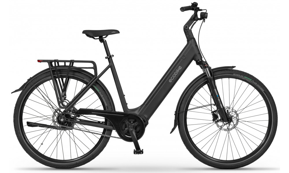 Elektrinis dviratis Ecobike LX100 Automatic Black 630Wh - 1