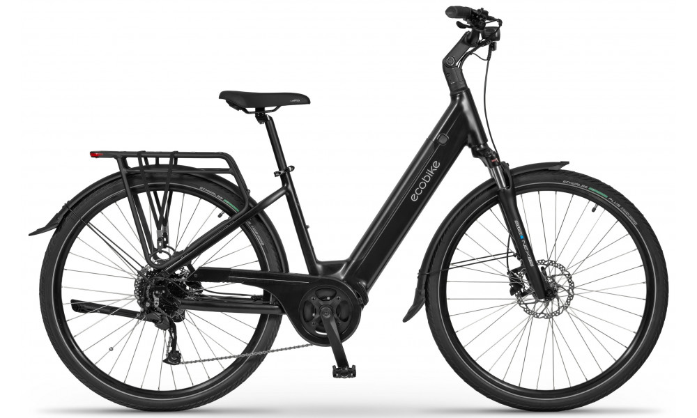 Elektrinis dviratis Ecobike LX100 Black V2 504Wh - 1