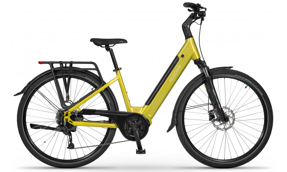 Elektrinis dviratis Ecobike LX100 Lime V2 630Wh - 1
