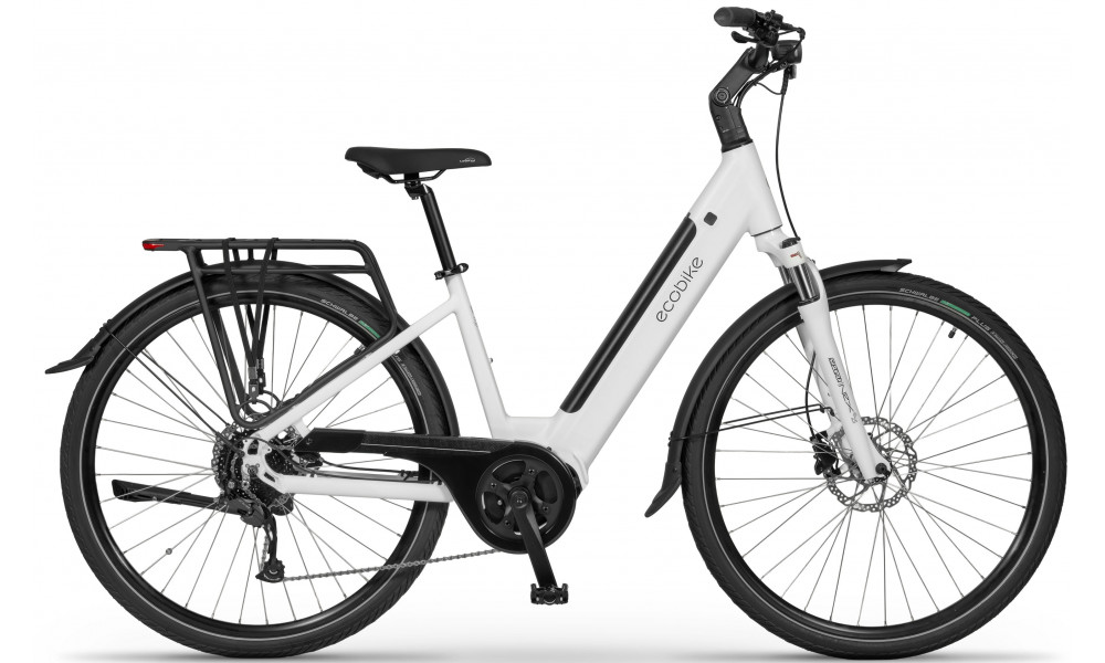 Elektrinis dviratis Ecobike LX100 White V2 504Wh - 1