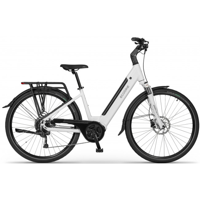 Elektrinis dviratis Ecobike LX100 White V2 630Wh