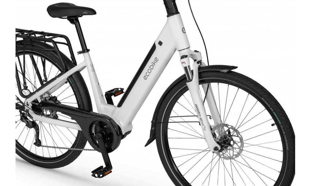 Elektrinis dviratis Ecobike LX100 White V2 630Wh - 3