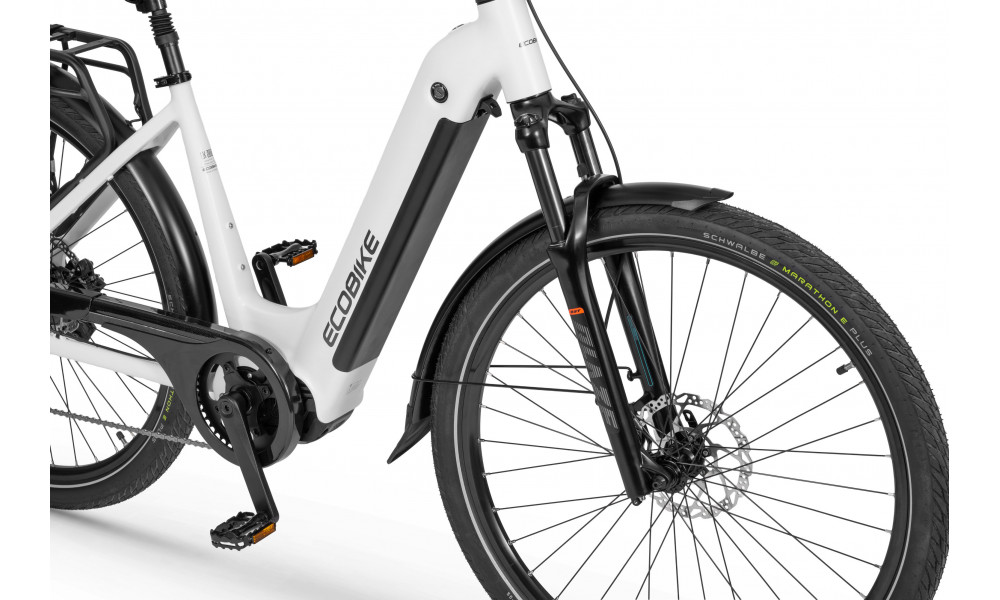 Elektrinis dviratis Ecobike LX300 White V3 900Wh - 3