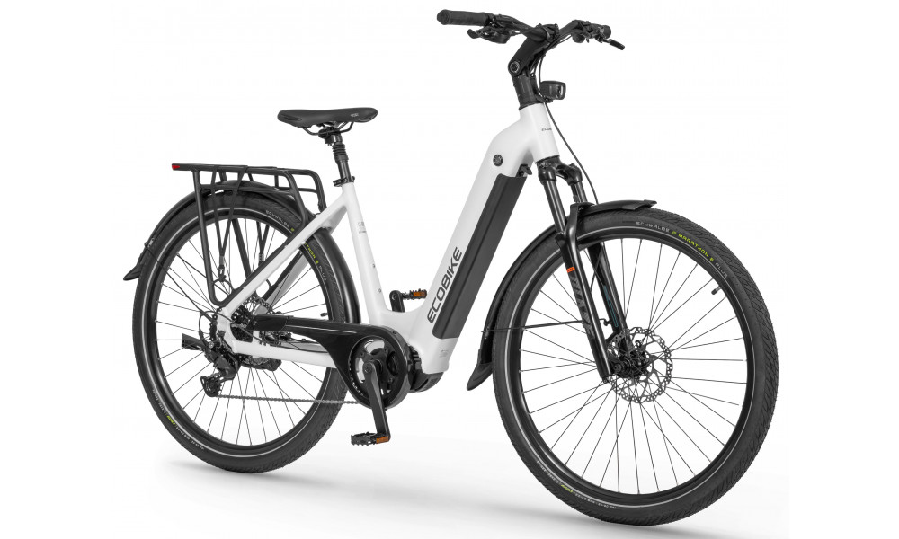 Elektrinis dviratis Ecobike LX300 White V3 900Wh - 6