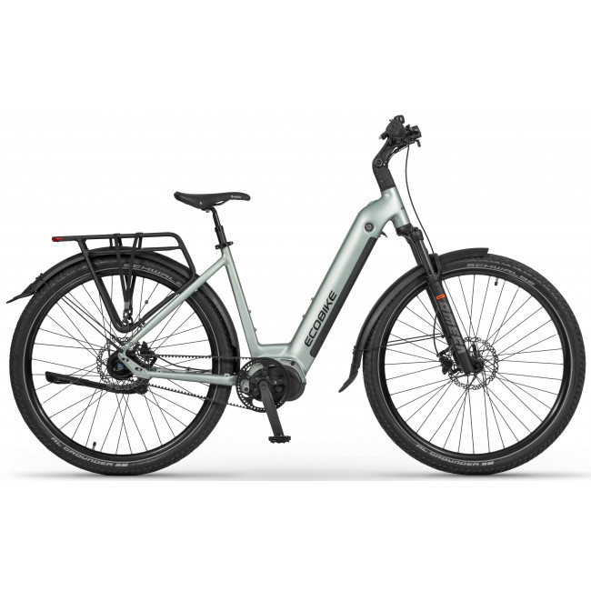 Elektrinis dviratis Ecobike LX400 Arctic Silver 900Wh