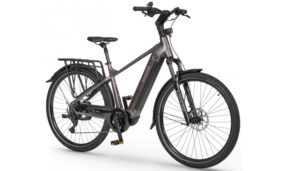 Elektrinis dviratis Ecobike MX300 Golden Grey 900Wh - 3