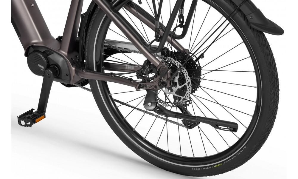 Elektrinis dviratis Ecobike MX300 Golden Grey 900Wh - 8